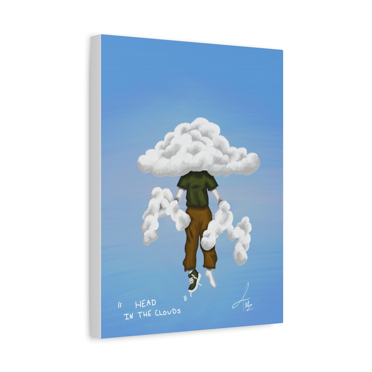 “Head in the clouds” Matte Canvas, Stretched, 1.25"