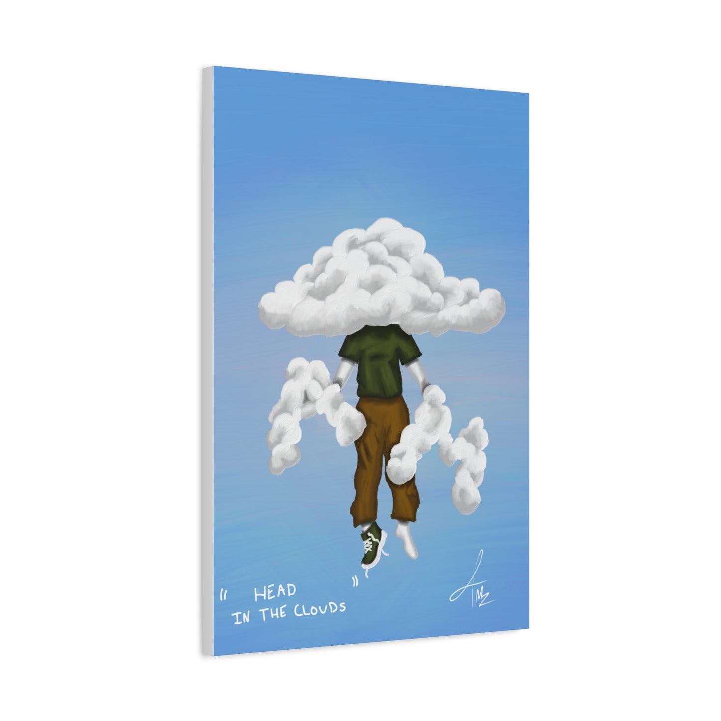 “Head in the clouds” Matte Canvas, Stretched, 1.25"